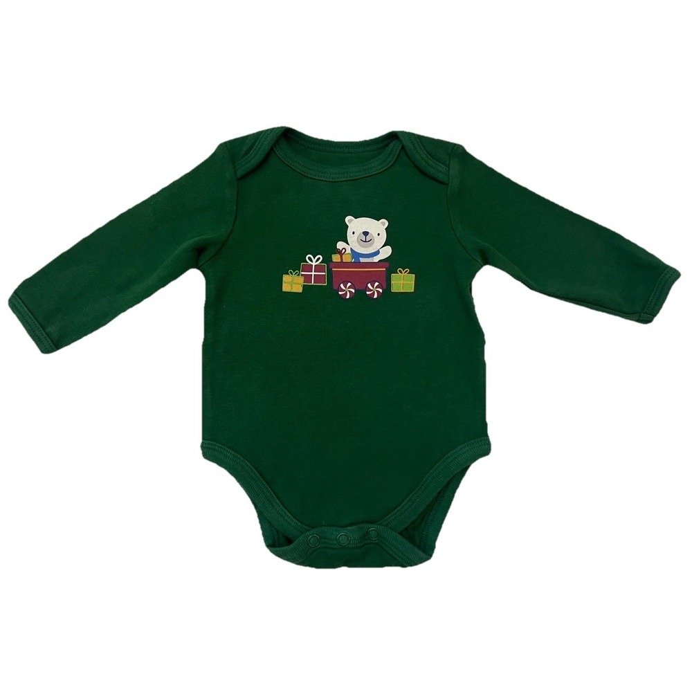 Small Wonders 1-Piece Newborn 0-3 Months Christmas Holiday Baby Clothing